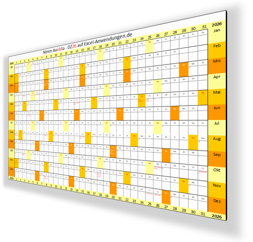 Z.B. Jahresbersicht aus DZ26