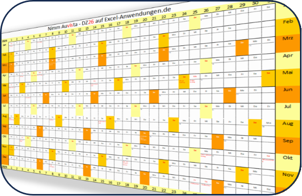 Kostenlos laden - Wandkalender aus DZ26