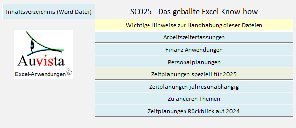 Geschickte Navigation fr SC025 - Das geballte Excel-Know-how