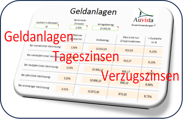 Kostenlos laden - Zinsberechnungen aus XG400